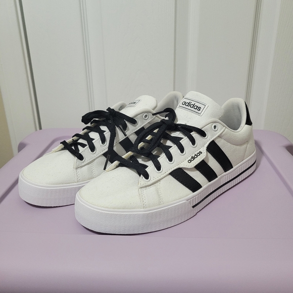 Adidas Daily 3.0 Skate Shoes Cloud White Mens 8 - Picture 4 of 9